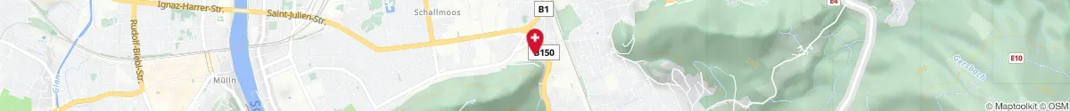 Kartendarstellung des Standorts für Herz Apotheke in 5020 Salzburg